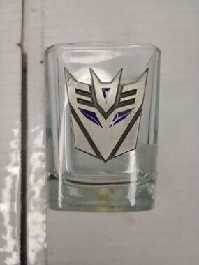 Transformers Universal Studios Hollywood Decepticon Shot Glass - Collectible Squ